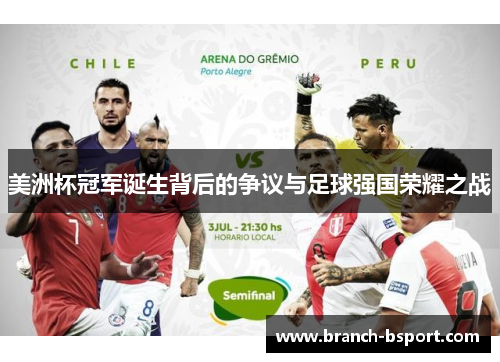 美洲杯冠军诞生背后的争议与足球强国荣耀之战